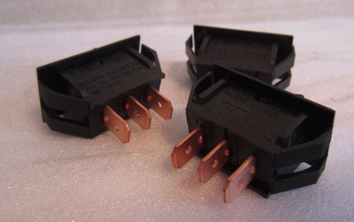 Lot of 3 cw industries grs-2012-2600 grs20122600 2-position rocker switches nos for sale