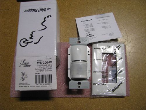 THE WATT STOPPER INFRARED WALL SWITCH WHITE # WS-200-W NSN: 6210-01-380-1792