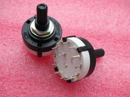 2pc,1 pole 12 positions PCB Rotary switch NEW,1P12T