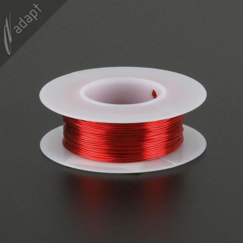 25 AWG Gauge Magnet Wire Red 125&#039; 155C Enameled Copper Coil Winding