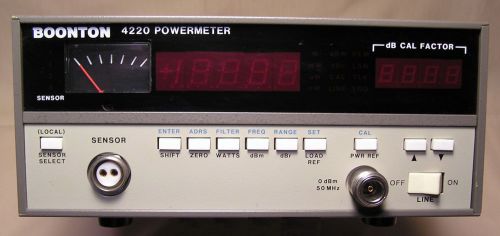 Boonton rf power meter, model 4220 &amp; power sensor, model 51011 (4b) for sale