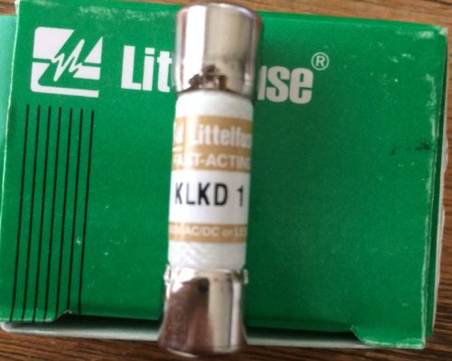 LITTELFUSE KLKD001 Fuse Midget KLKD 1A 600VAC/DC Solar Inverter Combiner