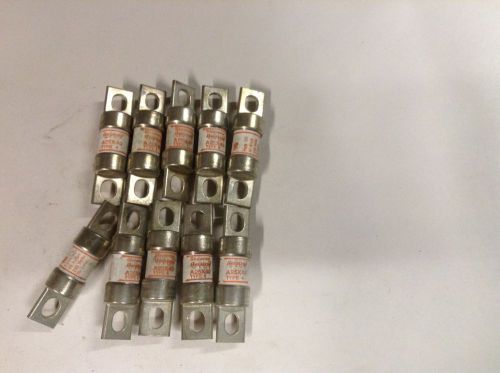 LOT OF 10 Gould Shawmut Amp-Trap Form 101 Fuse A25X40 TYPE 4 40A