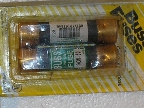 (LOT OF 2) BUSS NON-60 ONE TIME FUSE