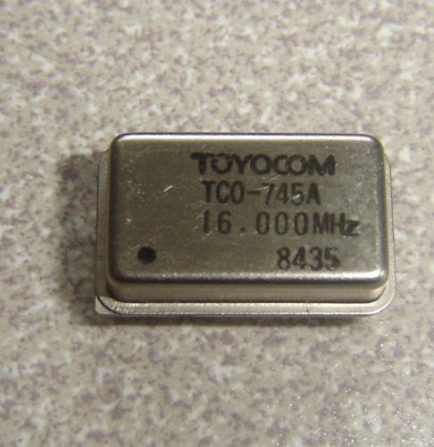 Toyocom TCO-745A 16.0000 Mhz CRYSTAL OSCILLATOR DIL METAL CAN 16 Mhz