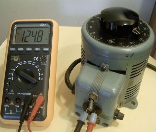 Vintage powerstat 116 variable autotransformer variac superior radio works a+! for sale