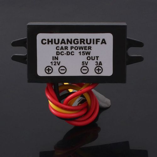 3a 15w dc-dc converter 12v step down to 5v power supply module waterproof for sale