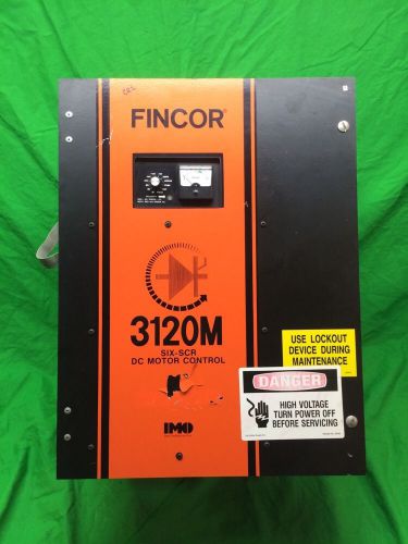 FINCOR DC ADJUSTABLE SPEED DRIVE 150 HP 3123M SIX-SCR DC MOTOR CONTROL