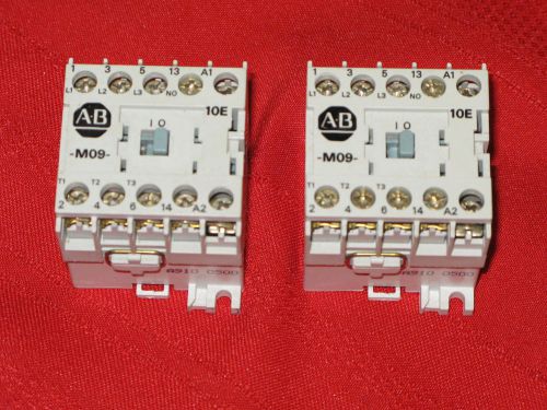 Allen bradley 100-mo9nz*3 100a18nz3 contactor relay 20a plc logic motor controls for sale