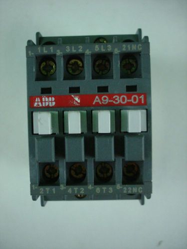 ABB A9-30-01-81 CONTACTOR -NEW OLD STOCK NO BOX--FREE SHIPPING