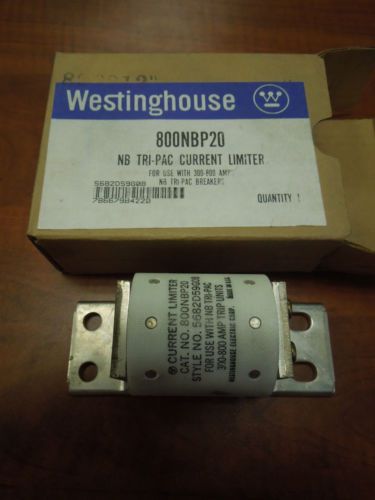 Westinghouse nb tri-pac current limiter - 800nbp20 - 600vac - new surplus in box for sale