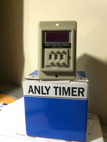 ASY-3D AC/DC 12V 999 Minute Digital Timer Programmable Time Delay Relay