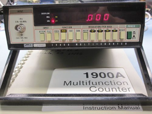 Fluke 1900A Multifunctional Counter with Manual.  High Quality Meter USA!!