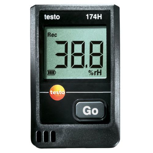 Testo 174H (0572 6560) 174H Mini Temperature and Humidity Data Logger, 2-Ch, USB