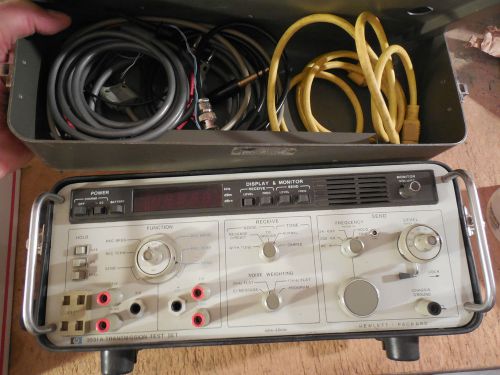 Hp 3551a transmission test set 40hz to 60khz - hewlett packard, w/probes, accs for sale