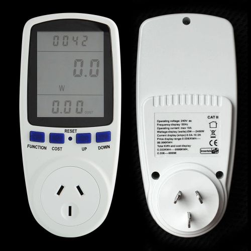 High quality new au plug power energy meter electricity usage analyzer monitor for sale