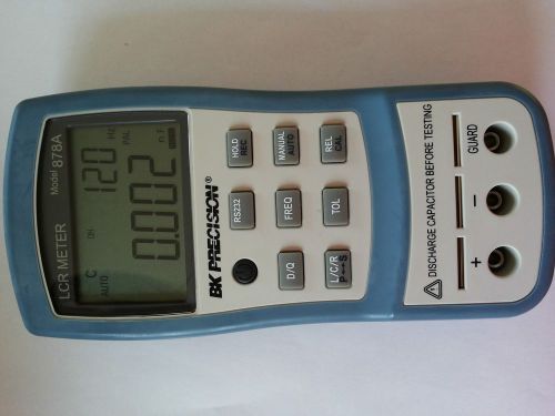 Dual display auto ranging lcr meter  b&amp; k precision 878a for sale