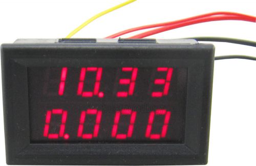 Dual display 0.28&#034; red led 2in1 dc 0-33.00v/0-3.000a digital voltmeter ammeter for sale