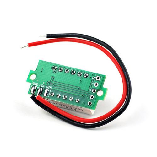 2pcs Red LED 0.36&#034; Digital 3V-30V DC Voltmeter Panel Voltage Meter for Motor Car