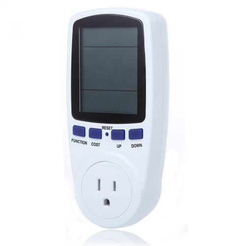 Energy Meter Watt Voltage Volt Meter Monitor Analyzer w/ Power Factor US Plug-in