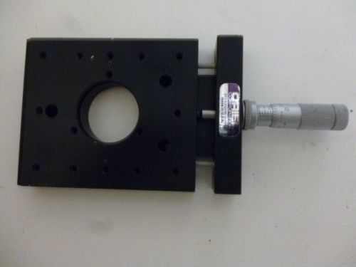 Oriel high precision optical linear micrometer translator stage for 1” lens L144
