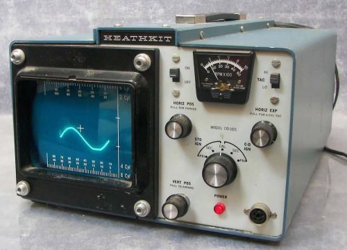 Vintage HEATHKIT CO-1015 Oscilloscope / Automotive Car Ignition RPM Analyzer