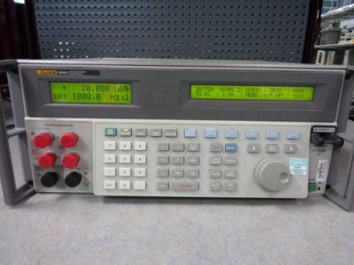 Fluke 5820a oscilloscope calibrator 5-channel, 2.1ghz, calibrated w/data good for sale