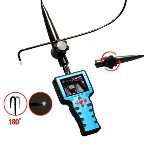 3.5&#034; screen 5.5mm 2-way rotation inspection endoscope scope snake video camera for sale