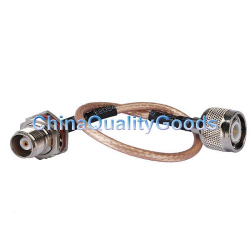 TNC female bulkhead O-ring to TNC male Pigtail cable RG316