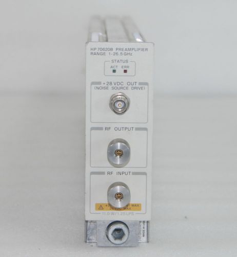 Hp/agilent 70620b microwave preamplifier 1 to 26.5 ghz for sale
