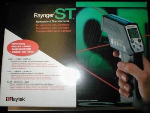 Raytek raynger st infrared thermometer 3mc11 new never used for sale
