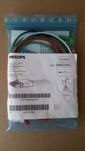 M1968A or 989803125841 Philips Cable 5 Leadset, Grabber, AAMI, ICU, 1/BX