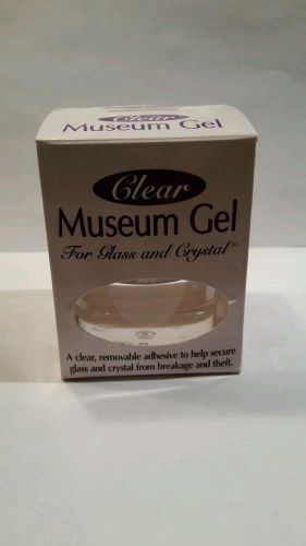 Clear Museum Gel for Glass and Crystal 4 oz. Never Used New in Box!