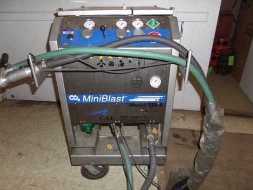 CAE Cold Jet MiniBlast SDI-5 Dry Ice Cleaner CO2 Alpheus Cryogenic with Gun hose