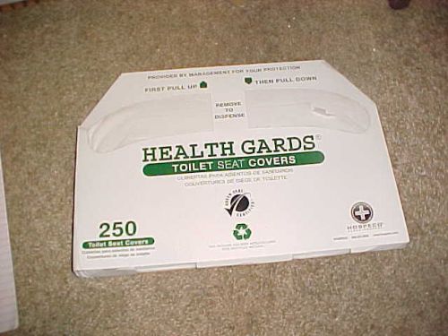 1,000) DISPENSER REFILL~HOSPECO HEALTH GUARDS/GARDS TOILET SEAT COVERS Flushable