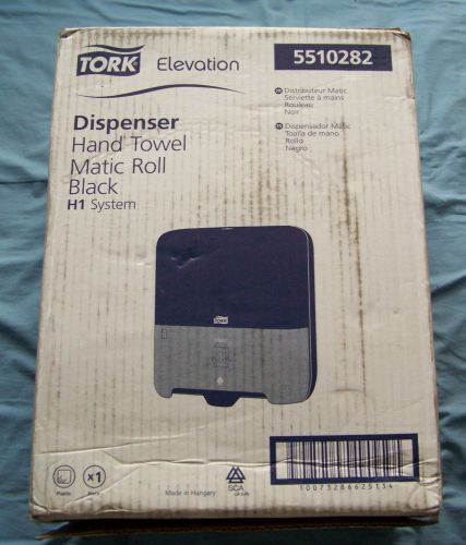 5510282 Tork Dispenser, Elegant Designer Black No-Touch Elevation Dispenser