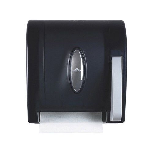 Georgia Pacific Hygienic Push-Paddle Roll Towel Dispenser in Translucent Smoke