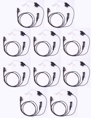 10 pcs bulk clear tube headset for hyt/hytera tc-3600/3600m tc-610s/tc-610p new for sale