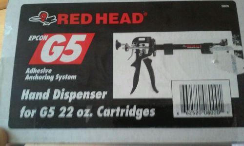 Red Head G5-22 Adhesive Cartridge Hand Dispenser 22 &amp;18 Anchoring Professional