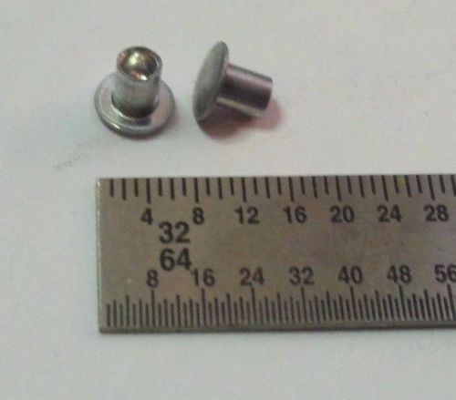 5000  1/8&#034;D X 5/32&#034;L   OVAL SEMI/TUB RIVET aluminum  22