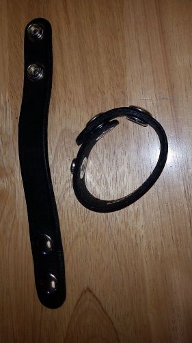 Boston Leather 5492  Belt Keeper /   Black Leather