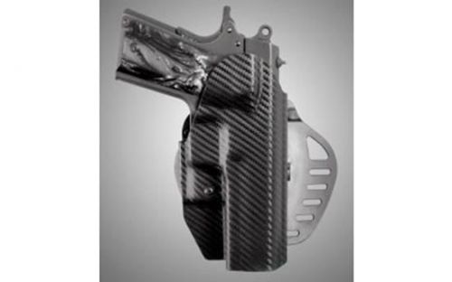 Hogue grips powerspeed carry 16 holster rh black 1911 commander cf weave 52844 for sale