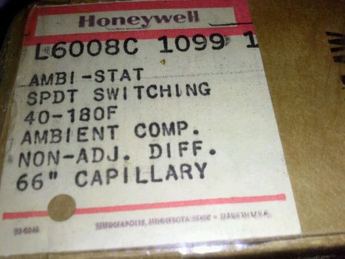 Honeywell Tradeline Temperature Control L6008C1099 New
