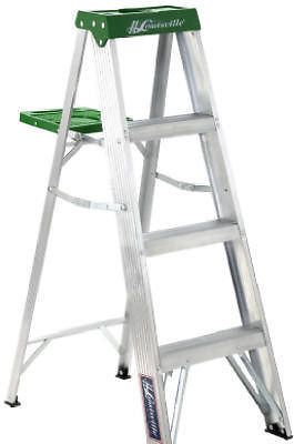 Louisville AS4004 4&#039; Aluminum Type II Step Ladder 225LB