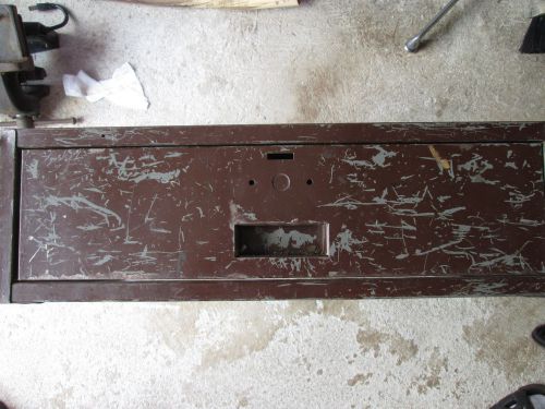 Vintage steel lyon industries workbench drawer steel rollers inside tray nice for sale