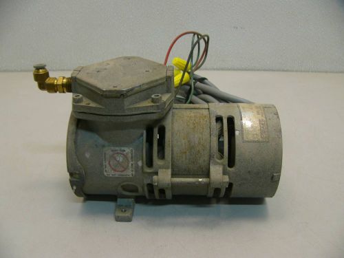 Gast oiless diaphragm air compressor vacuum moa-p101-aa  115volts 2.35 amps. for sale