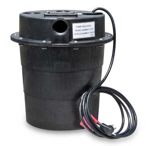 Little giant wrs-6 drainosaur water removal system - pump &amp; 5 gallon tank 506055 for sale