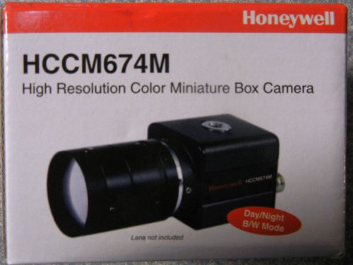 Honeywell high-res color miniature box camera hccm674m - brand new! retail $300+ for sale