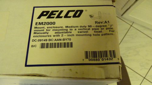 NEW IN BOX Pelco EM2000 J-mount for vertical pipe or pole applications
