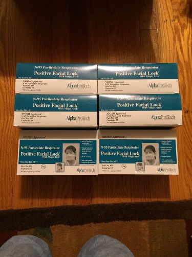 AlphaProTech N-95 #695 Case (6 Boxes Of 35) 210 Total New